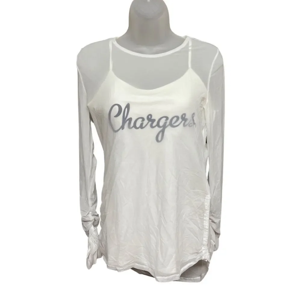 All Sport Apparel Cotton Tank Top with Separate Long Sleeve Mesh Top. - Picture 8 of 16